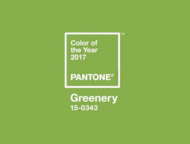 Greenery, color de 2017