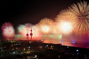 Fotografiar fuegos artificiales